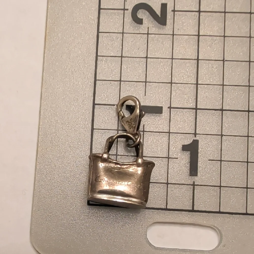 Vintage Sterling Silver Handbag Charm - Picture 4 of 6